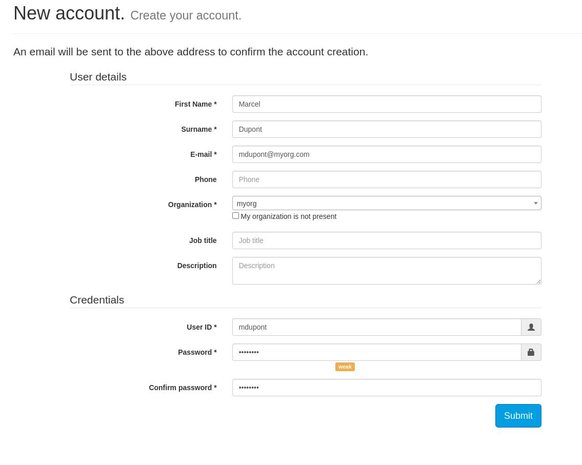 self-registration-form